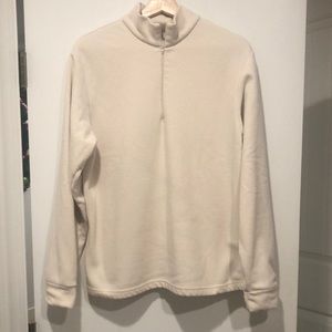 Sahalie butter fleece, size M, ivory